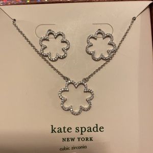 Kate spade earrings and necklace